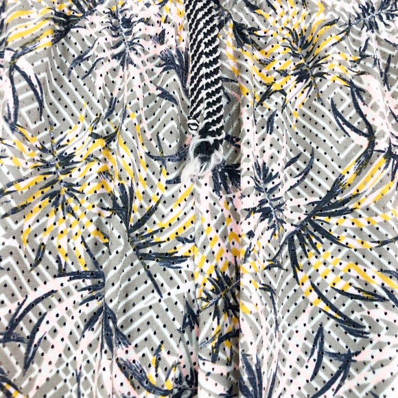 P84 Maaji Draw String Pants With foliage print - Picture 3 of 6